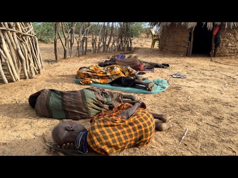 Life in the African Desert 🏜️ Morning Routine of Single Women Who Sleeps Outside & Cooking Breakfast
