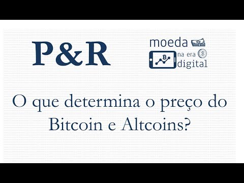 Bitcoin P&R: O que determina o preço do Bitcoin e Altcoins?