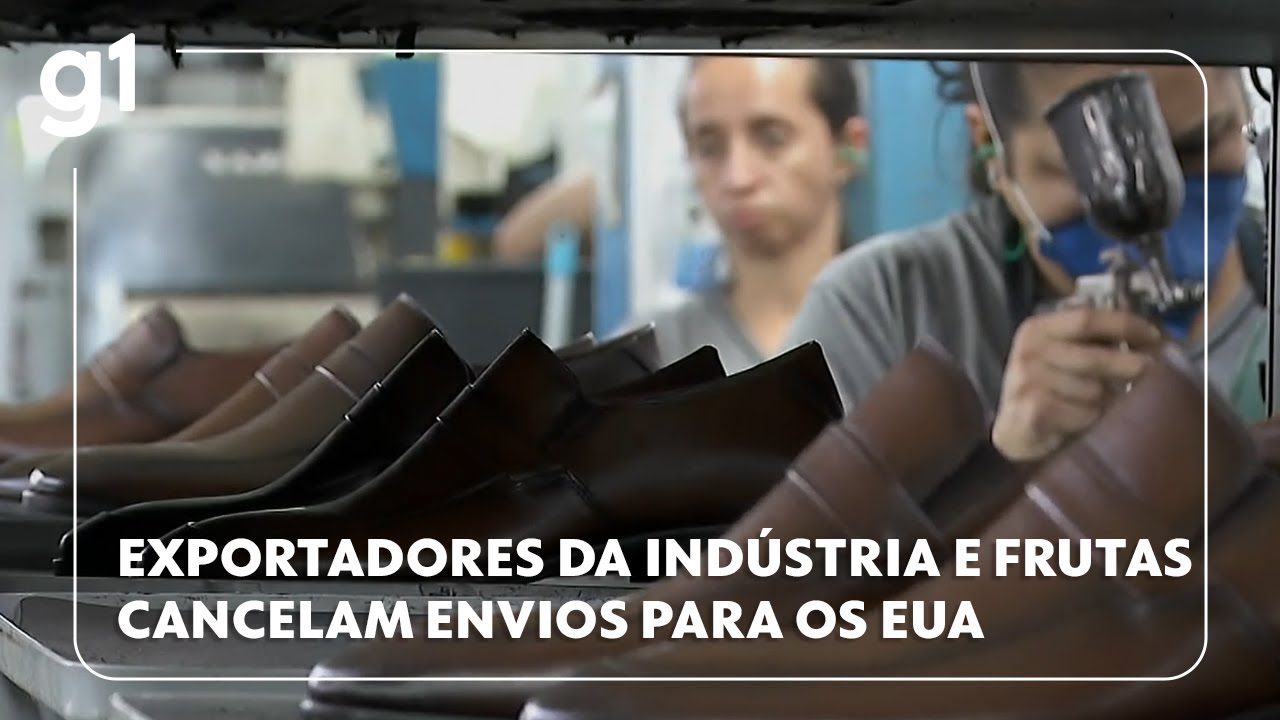 Exportadores da indústria brasileira e de frutas cancelam envios para os Estados Unidos