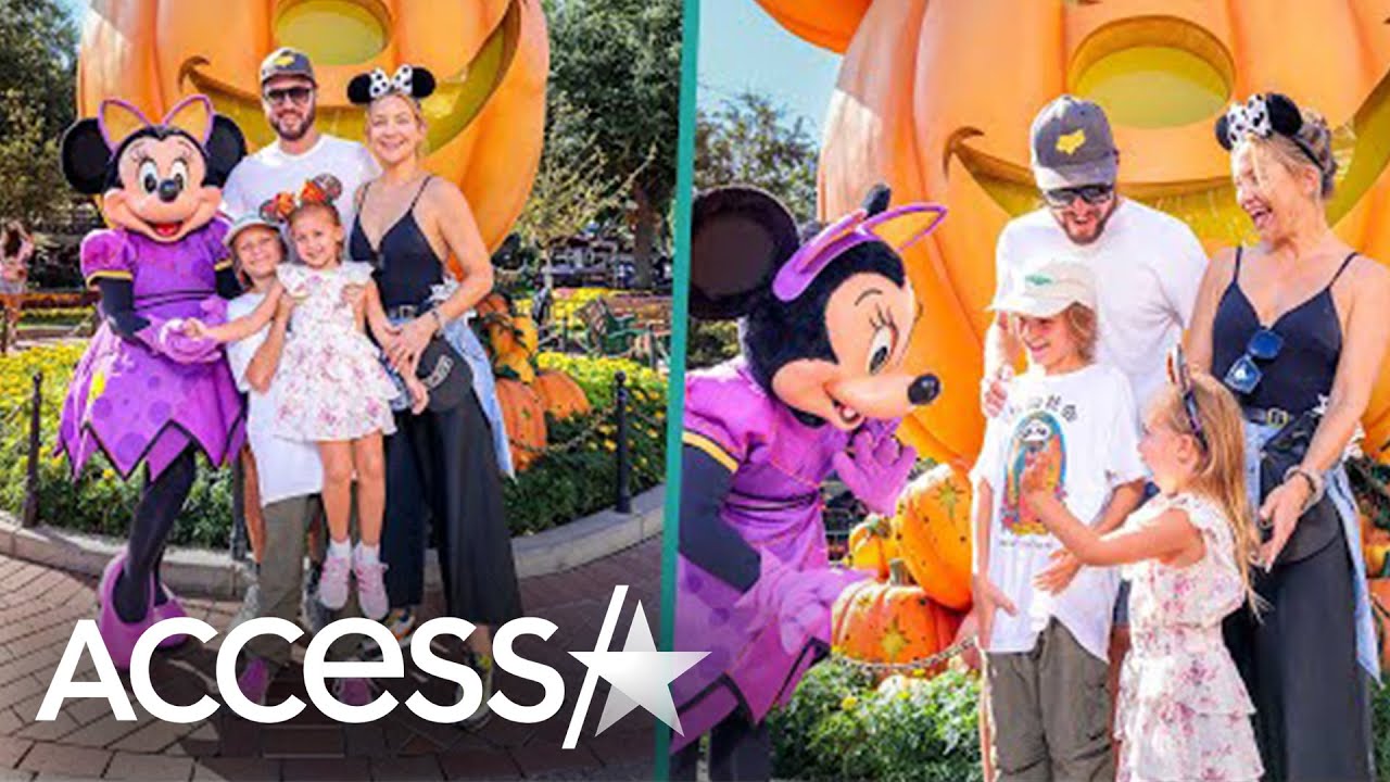 Kate Hudson Takes Kids Rani Rose & Bing On Fun Trip To Disneyland