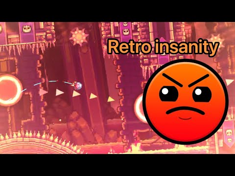 Geometry Dash - Nivel retro insanity + coin