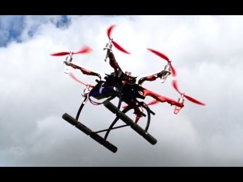 DJI F550 Hexacopter updated with Turnigy 2836 1100KV motors and 10x4.5 Propellers - UCIJy-7eGNUaUZkByZF9w0ww