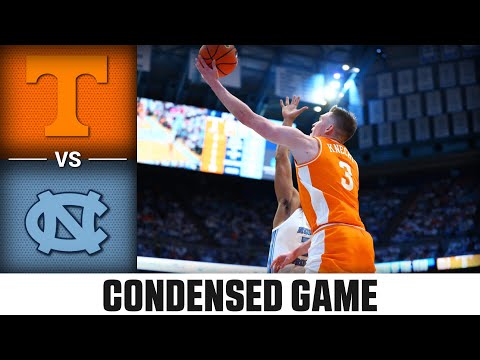 Tennessee vs. North Carolina Condensed Game | 2023-24 ACC Men’s Basketball