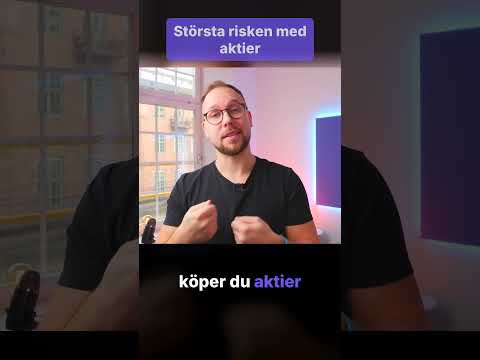 Hur mycket pengar kan man förlora på aktier? #aktier #fonder #trading