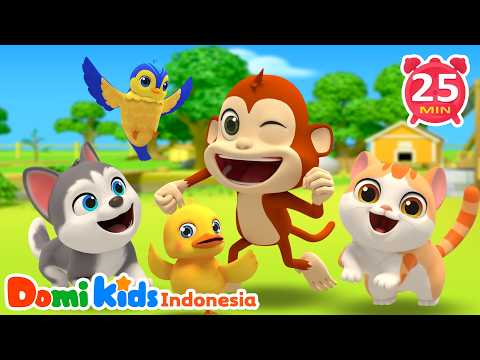 Lagu Tarian Hewan 🦁 | Lagu Hewan & Kumpulan Lagu Anak Indonesia | Domi Kids