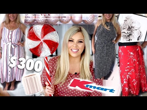 MASSIVE $300 KMART HAUL! Christmas decor, home decor & Clothes! - UChplUdodMCdfZfmTQbRhNWw