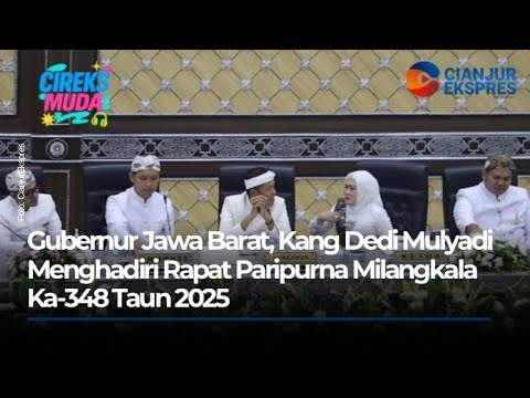 Gubernur Jawa Barat, Kang Dedi Mulyadi Menghadiri Rapat Paripurna Milangka Ka-348 Taun 2025