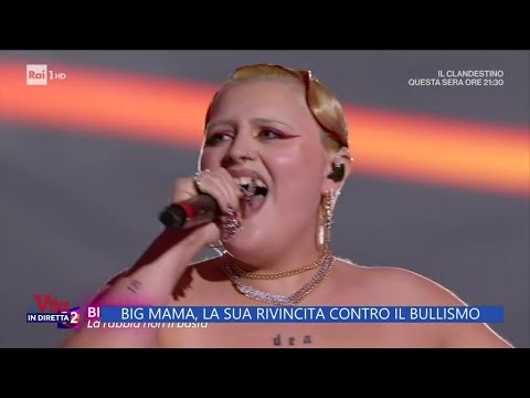 BigMama, la sua rivincita contro il bullismo - La Vita in diretta 22/04/2024