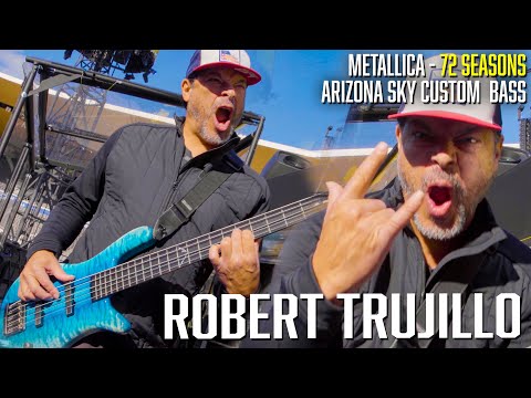 Robert Trujillo | New Custom Shop Warwick Bass | Metallica - 72 Seasons Tour | Arizona Sky Finish