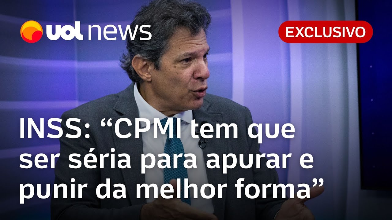 CPMI do INSS Haddad defende que comissão seja séria ao apurar golpe a aposentados