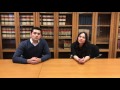 Imatge de la portada del video;Silvia Hoyos y Camilo Largo hablan sobre el Máster en Derecho, Empresa y Justicia de la UV