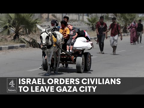 Israel orders Palestinians to leave Gaza City again as fighting intensifies