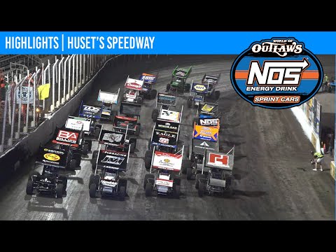 World of Outlaws NOS Energy Drink Sprint Cars | Huset’s Speedway | June 18, 2025 | HIGHLIGHTS - dirt track racing video image