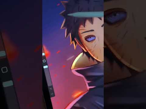 Obito Uchiha drawing. #drawing #art #anime #naruto