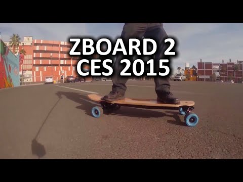 ZBoard 2 Blue Next Gen Electric Skateboard - CES 2015 - UCXuqSBlHAE6Xw-yeJA0Tunw