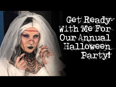 GRWM for our annual Halloween party!
