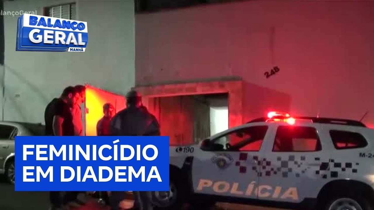 Homem se entrega à polícia após matar companheira por ciúmes em Diadema (SP))