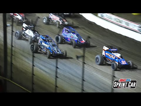 HIGHLIGHTS: USAC AMSOIL National Sprint Cars | Volusia Speedway Park | Special Event | Feb. 13, 2023 - dirt track racing video image