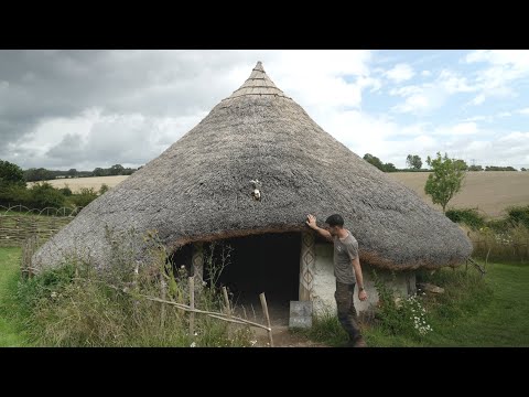 Amazing Bronze Age House built by hand: 1200BC Inspired Roundhouse