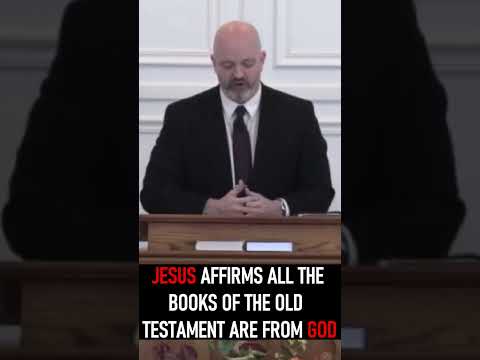 JESUS AFFIRMS ALL THE BOOKS OF THE OLD TESTAMENT ARE FROM GOD - Pastor Patrick Hines Sermon #shorts