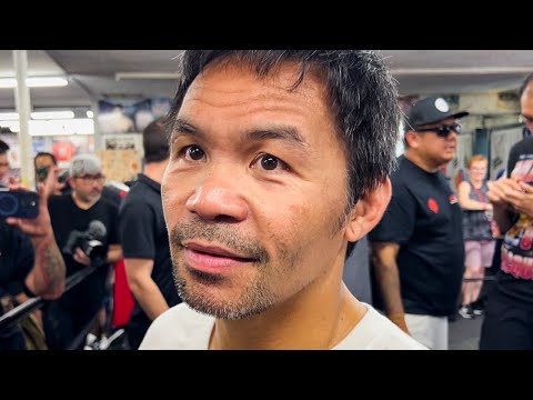 Manny Pacquiao on Crawford KNOCKING OUT Canelo, “MEXICUTING” Barrios, & WHAT’S NEXT • FULL MEDIA Q&A