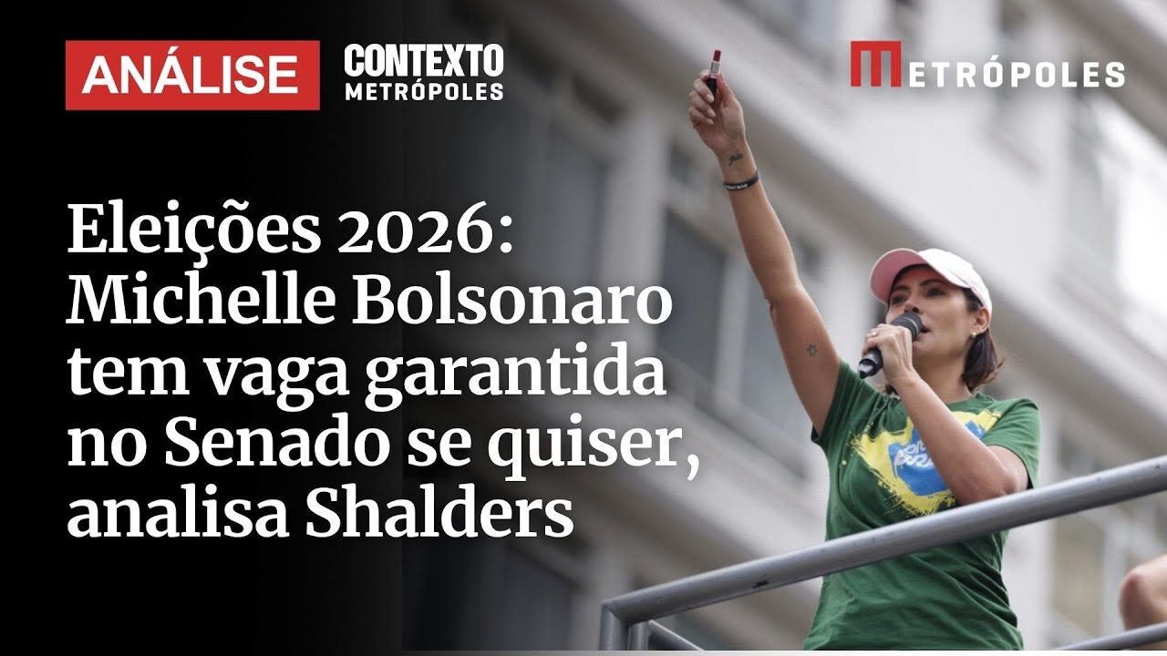 Eleições 2026 Michelle Bolsonaro tem vaga garantida no Senado se quiser analisa Shalders
