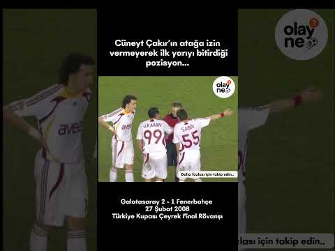 Cüneyt Çakır'ın İlk Yarıyı Bitiren Tartışmalı Düdüğü! #galatasaray #fenerbahçe  #hakem #futbol