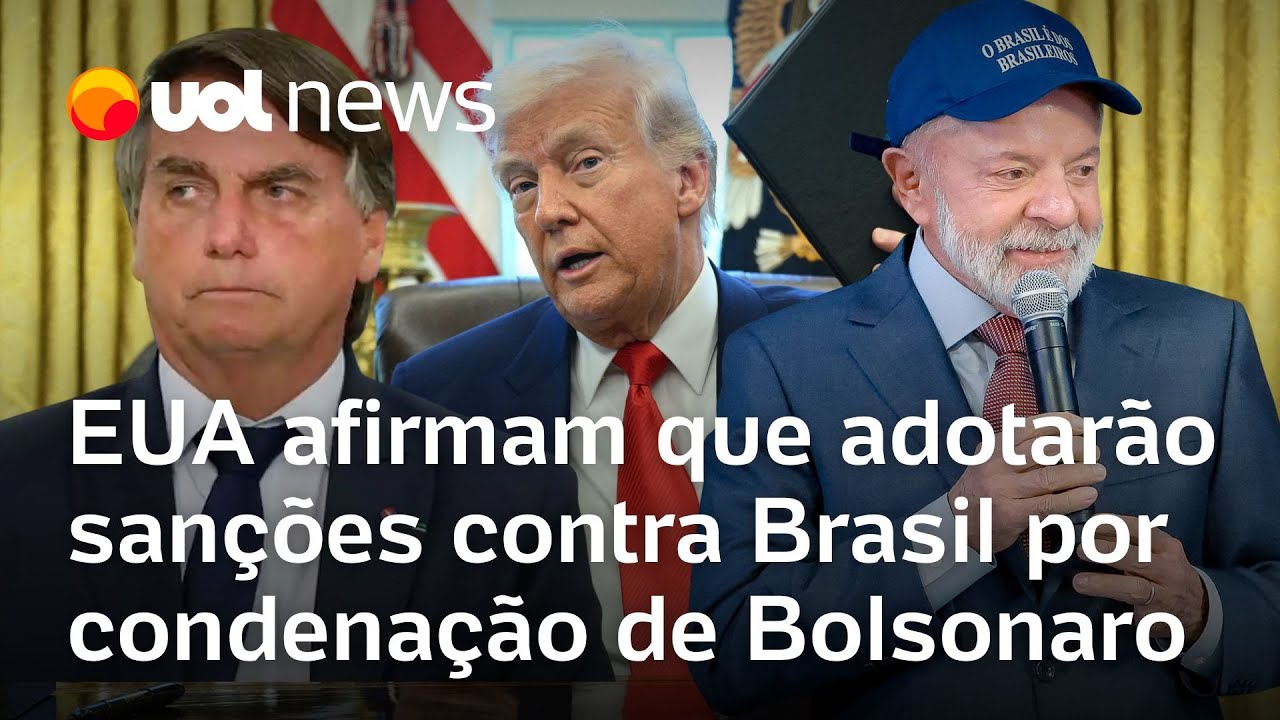 EUA prometem que adotarão novas sanções contra o Brasil após condenação de Bolsonaro pelo STF