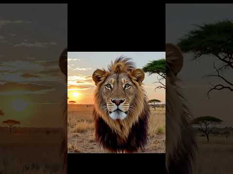 Que es lo que observas Rey 🦁🗿#cinema #animals #shorts #entertainment #maquiavelomaker