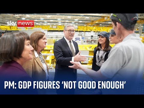 Starmer admits latest economic growth figure of 0.1% is 'not good enough'