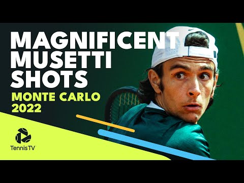 Beautiful Lorenzo Musetti Tennis vs Benoit Paire | Monte Carlo 2022