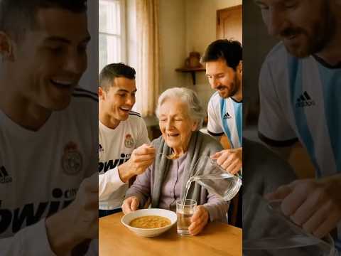 They Left Her… But Ronaldo and Messi Saved Her 😱❤️
