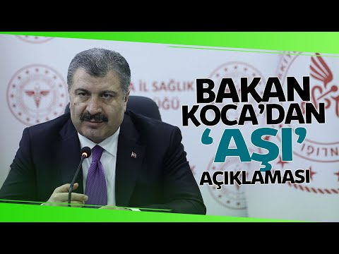 Bakan Koca: Yaz Döneminde 18 Yaş Üstü Herkesin Aşılanması Çabası İçindeyiz