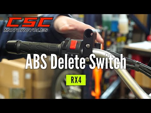 How to Install the ABS Delete Switch on the RX4 Adventure