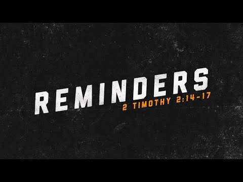 May 15th - DestinyYUMA - Reminders