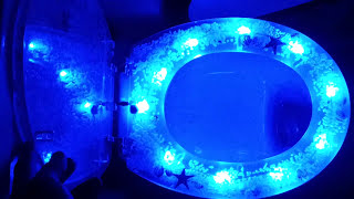 Toestand Asser Woordvoerder WC bril met led verlichting. - YouTube