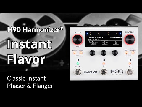 H90 Harmonizer® Pedal Demo: Instant Flanger & Instant Phaser Algorithms