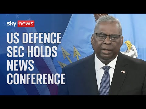 Watch live: US defence sec holds news conference after virtual Ukraine Defense Contact Group meeting