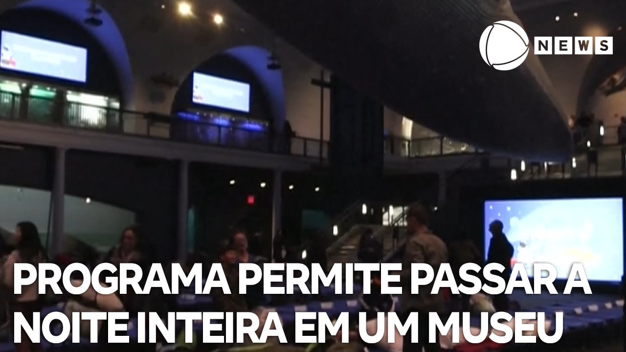 Programa permite passar uma noite inteira dentro de um museu
