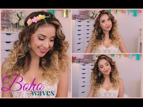 Boho Waves/Music Festival Hair Tutorial - UCo5zIpjl2OQkYatd8R0bDaw