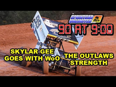 SprintCarUnlimited 90 at 9 for Thursday, January 23rd: Skyler Gee joins the Outlaws, more rookies - dirt track racing video image