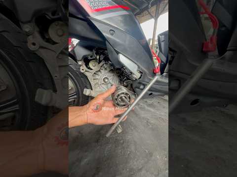 Melepas dudukan spul mio m3