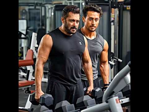 in gym both best fitness#salmankhan #tigershroff #bollywood #fifa #fifa23 #shorts
