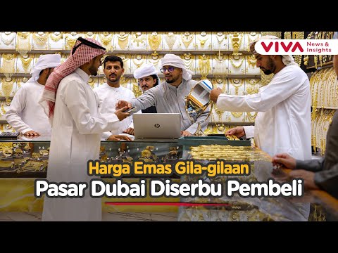 Harga Emas Nyaris Tembus Rekor Dunia, Warga Dubai Justru Borong