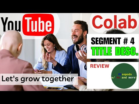 Unlock the Secrets of YouTube Success_ How to Crea In this segment of YouTube Co-Lab, we'll focus on creating the best Title and Description for your v