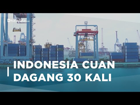 Indonesia Surplus Neraca Dagang 30 Kali Berturut-turut | Katadata Indonesia
