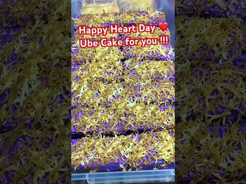 WOWWW!! UBE CAKE WITH CHEESE & CARAMEL BEST GIFT FOR VALENTINE #gift #cake #best #dessert #happy