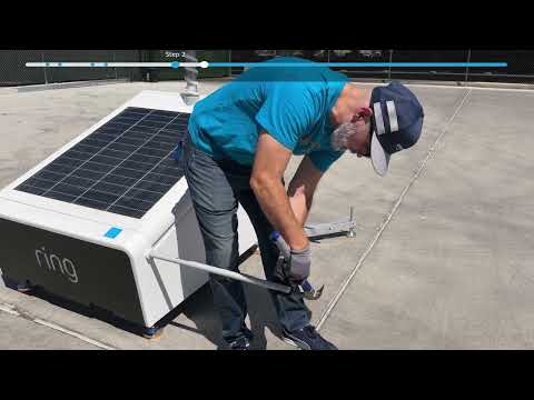 Ring Mobile Security Tower - Solar Kit Assembly
