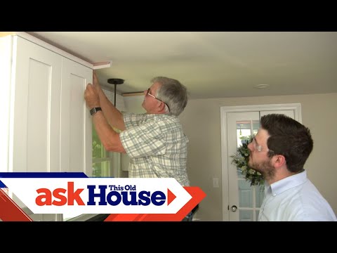 How to Hang Crown Molding on Kitchen Cabinets | Ask This Old House - UCUtWNBWbFL9We-cdXkiAuJA