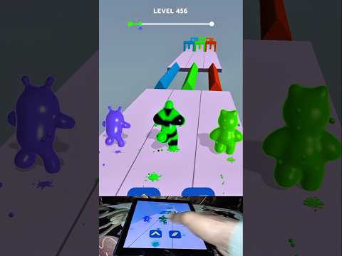 blob shifter 3D run funny mobile game challenge 😲 level--456 #shorts #games #trendinggames